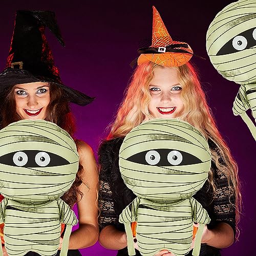 Halloween Mummy Foil Balloons - 3 Pack Party Decorations, Mummy Theme