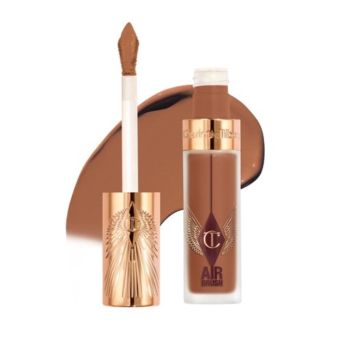 Charlotte Tilbury AIRbrush Flawless Blur Concealer - Longwear, Hydrating & Crease-Proof Formula for Dark Circles & Blemishes - Full Coverage, Natural Matte Finish
