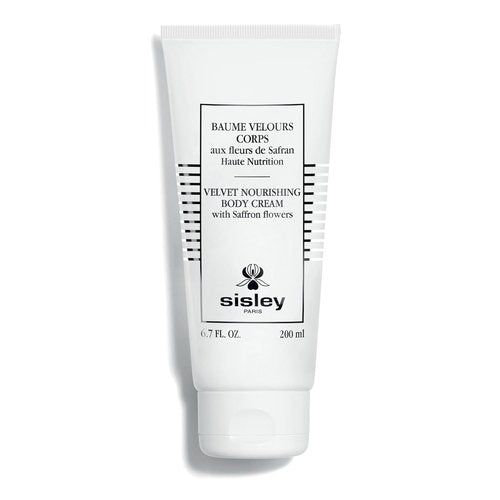 Sisley Paris Velvet Nourishing Body Cream - Non-Greasy Moisturizer for Very Dry Skin - 200 mL | Saffron & Honey Blossom Scent