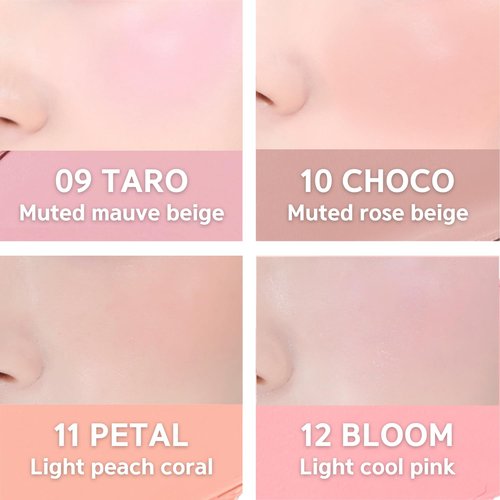 BBIA Downy Cheek Cream Blush - Creamy, Blendable, High Pigment Formula | 8 Colors Available, 0.12oz (01 Downy Pink)