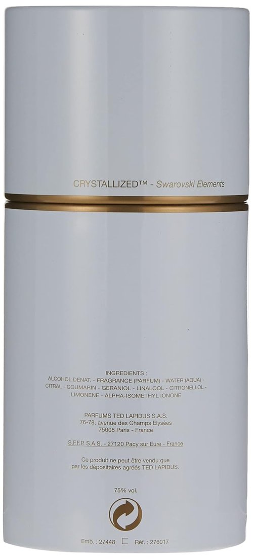 Ted Lapidus White Soul Eau de Parfum Spray for Women - 3.33 Ounce Fragrance
