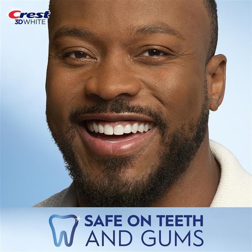 Crest 3D Whitestrips Whitening Starter Kit – Teeth Whitening Kit, 10 Treatments, Each with 1 Upper/1Lower, 20 Strips – Crest 3DWhite Teeth Whitening Strips
