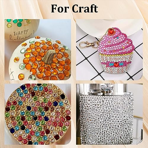 Colorful Face Gems Makeup Set AB & Clear Multicolored Crystals with Tools