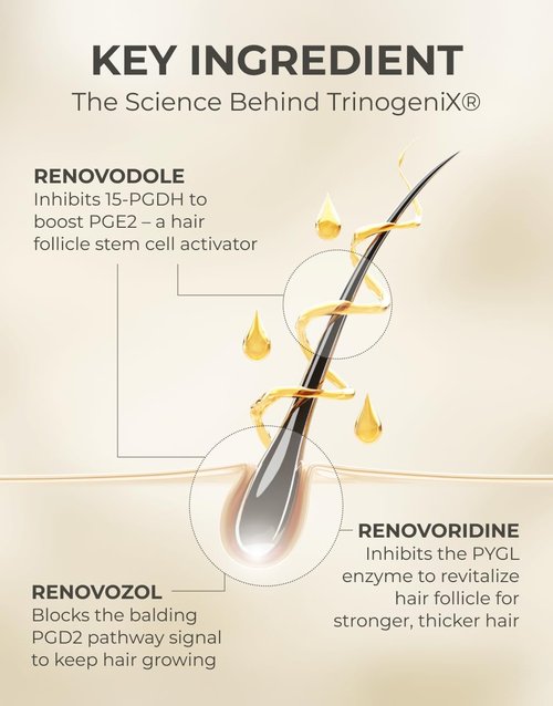 Motifull Hair Boosting Ampoule Tonic - Hair Growth Treatment for Thinning Hair | Lightweight Scalp Serum (1.69 fl. oz.)