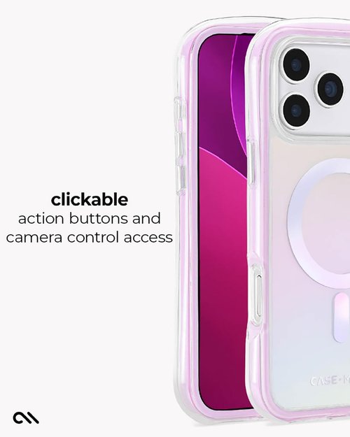 Case-Mate Jelly Pop iPhone 17 Pro Max Case - Stylish Iridescent Design with 16ft Drop Protection | MagSafe Compatible