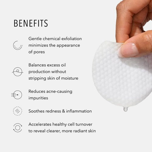 HydroPeptide Clarifying Toner Pads - Balance & Control with Peptides | 60 Pads