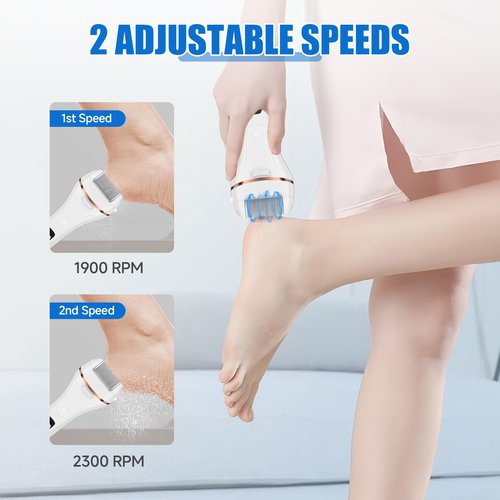 Electric Callus Remover for Feet, Professional Pedicure Tools Foot Care Kit, Portable Rechargeable Electric Feet File, Waterproof Foot File, Perfect for Foot Scrubber Dead Skin