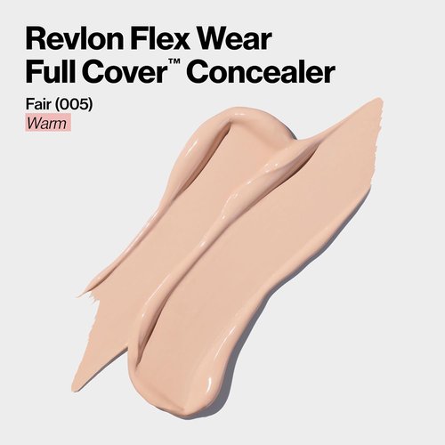 Revlon ColorStay Flex Wear Concealer - Full Coverage, Non-Creasing Formula with Hyaluronic Acid | 005 Fair, 0.34 Fl Oz