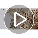 Silver Snowflake Placemats Set of 12 - Elegant Holiday Table Mats for Dining