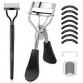 docolor Eyelash Curler with Eyelash Comb, Lash Curler with 8 Pcs Silicone Refill Pads Suitable for All Eye Shapes Curl up to one Day Easy to Operate No Pinching or Pulling Eyelash Eye Makeup Tool