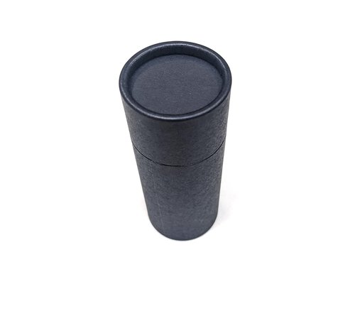 DIY Deodorant Containers Empty Cardboard Deodorant Containers - 2.5 oz Push-up style, top-fill, reusable and biodegradable (6-Pack, Black)