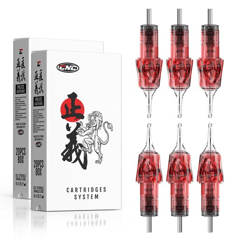 Tattoo Needle Cartridges 40pcs #10 Bugpin Round Liner Tattoo Cartridge 3RL 5RL 7RL 9RL Mixed Needles EN04X-40KIT-DD