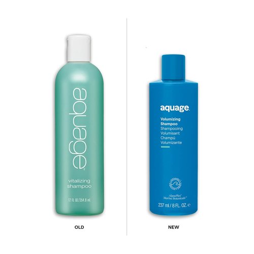 Aquage Volumizing Shampoo - Lightweight Deep Cleansing Formula with AlgaePlex | 8 oz for Fine Hair