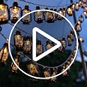 Camping Lantern String Light with 30 LEDs Black - Battery & USB Operated, Perfect for Camping & Holiday Decor