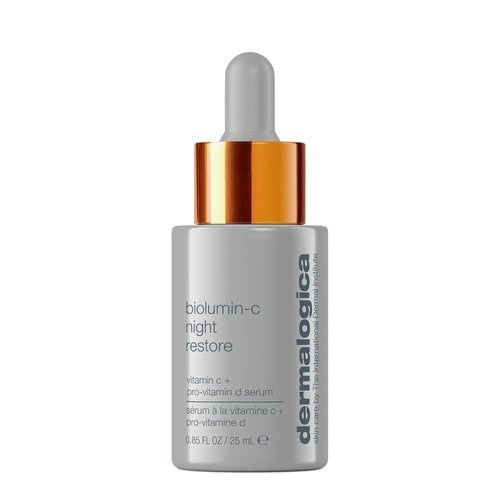 Dermalogica BioLumin-C Night Restore Serum - Vitamin C for Overnight Hydration & Barrier Repair | 0.85 fl oz