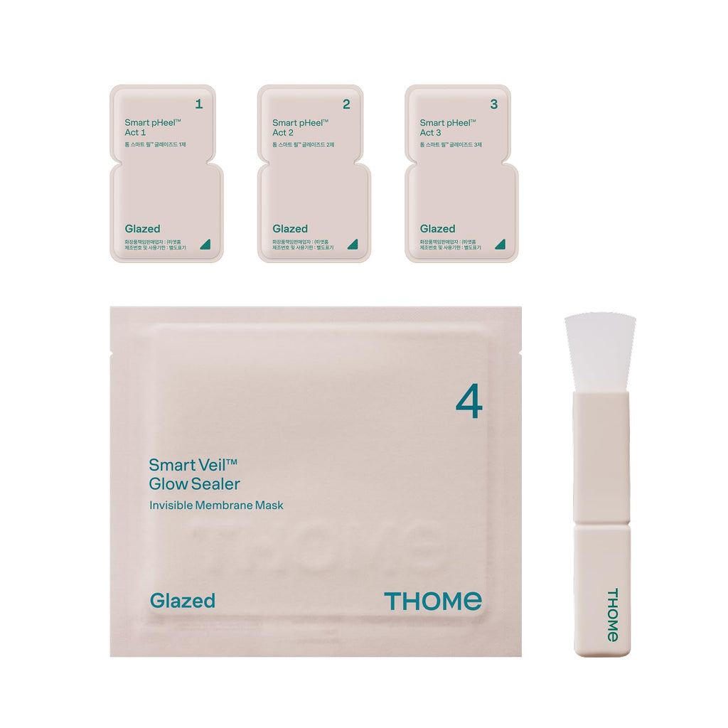 THOME G-Peel Program One Day Kit - Korean 4-Step Radiant Skincare Facial for Sensitive Skin | Brightens & Smooths (1 Set)