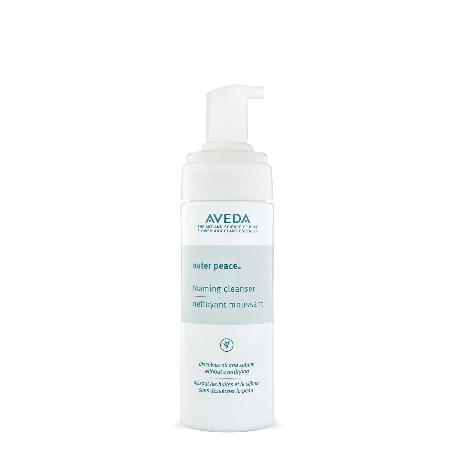 Aveda Outer Peace Foaming Cleanser - Daily Acne-Prone Skin Face Wash with Plant Extracts, 4.2 Fl Oz