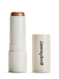 Goop Beauty Glow Skin Highlighter Stick - Multi-Use Pearlescent Highlighter | Cool-Toned Bronze | 0.28 oz