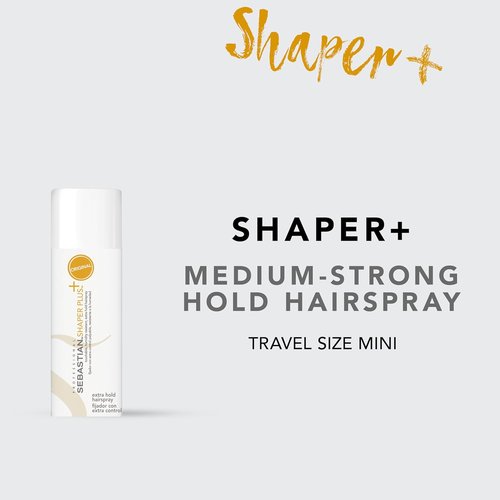 Sebastian Professional Shaper Plus Hairspray - Humidity Resistant Extra Hold | 24-Hour Flexible Control for All Hair Types