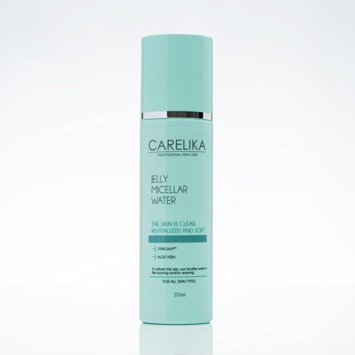 Jelly Micellar Water with Aloe - Gentle Facial Cleanser & Makeup Remover for Sensitive Skin | Hydrating 200ml