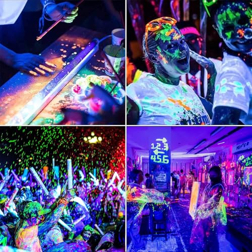 UV Black Light Bar 395nm 9.45 Inch USB Powered Glow Party & Halloween Light