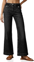 Cicy Bell Wide Leg Jeans - Casual High-Waisted Denim Pants with Pockets | Summer Baggy Style