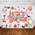 Halloween Ghouls Backdrop 7x5ft - Let's Go Ghouls Bachelorette Party Decor