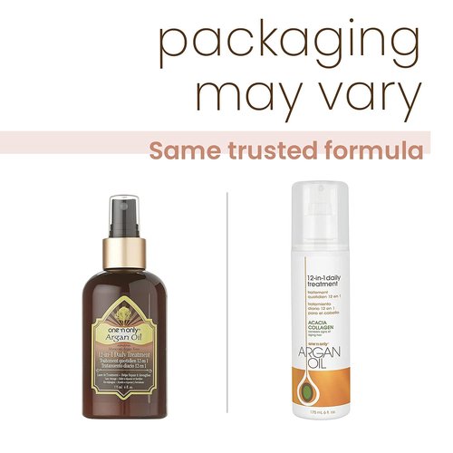 One 'n Only Argan Oil 12-in-1 Treatment - Lightweight Formula for Frizz Control & Moisture | 6 Fl. Oz