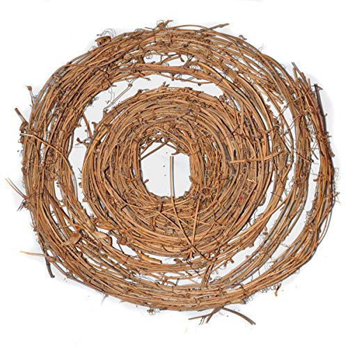 Natural Grapevine Twig Garland Wreaths - 2 Pack 15-Feet Rustic DIY Home Decor - Variation 1