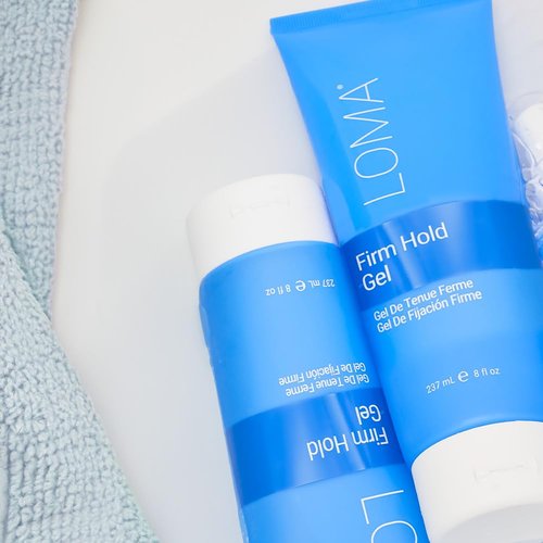 Loma Hair Care Firm Hold Gel - Strong Hold for All Hair Types | 8 oz Styling Gel
