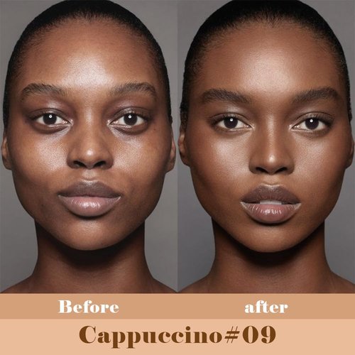 Skiennix Liquid Concealer - Full Coverage Under Eye Brightener for Dark Circles | Lightweight, Waterproof, Vegan, 09 Cappuccino