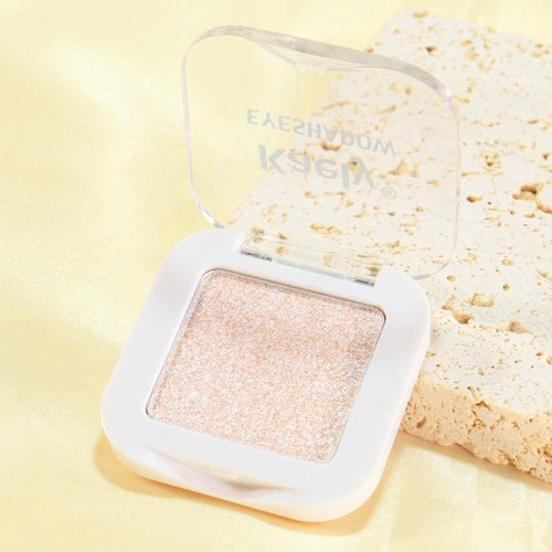 Evpct Pear White Shimmer Eyeshadow Palette - High Pigment Glitter for Mature Skin | Mini Cream Formula