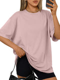 Trendy Queen Women's Oversized Summer T-Shirts - Plus Size Casual Tops for Spring | Short Sleeve Fashion