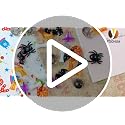 Halloween Acrylic Table Scatter & Vase Filler Set - Skeleton Bones Ghost Pumpkins