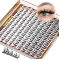 60K Bunny Manga Eyelash Clusters - 10-14mm Natural Spiky C-Curl Lashes