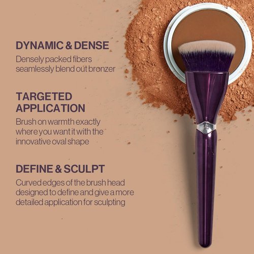 Anisa Beauty Buffing Bronzer Brush - Premium, Ultra-Soft Synthetic Fibers for Smooth, Flawless Bronzer Application - Ideal for Powder, Cream, and Liquid Formulas - Cruelty-Free, Vegan Makeup Brush
