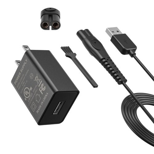 Auspow 5V Charger Fit for Philips Norelco One Blade 360 QP2724 QP2834, MG5910 MG7910 MG9510 MG9525 QP4631 QP6542 QP6552 QP4530 QP1924 QP1324 MG5900 MG9520 for Phillips Electric Trimmer Charging Cord