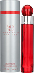 360 Red by Perry Ellis - Energizing Men's 3.4 oz EDT Spray for All-Day Freshness