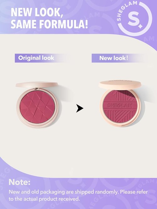 SheGlam Divine Flush Matte Blush Powder - Highly Pigmented, Long-Lasting Natural Glow | Lightweight Makeup