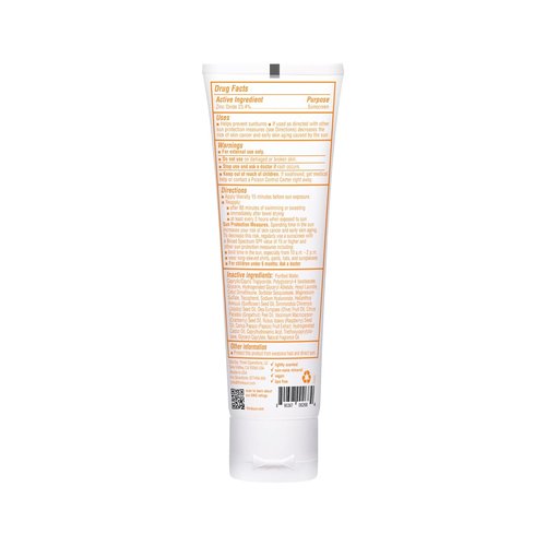 Thinkbaby SPF 50+ Baby Sunscreen - Natural Mineral Sun Cream, Water Resistant, Broad Spectrum UVA/UVB - 3 Oz.