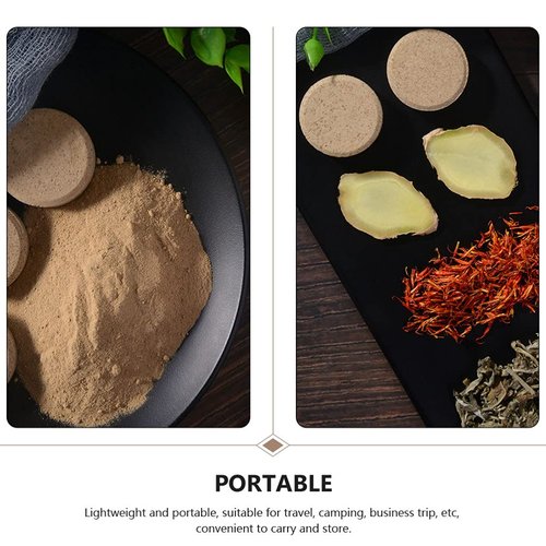 20pcs Ginger Foot Soak Effervescent Tablets Foot Care Botanicals Anti-Swelling Pedicure SPA Slice Improve Sleeping