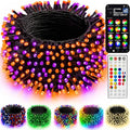 66FT 200 LED Color Changing RGB Christmas Halloween String Lights - Smart & Music Sync