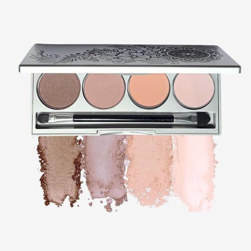 Honeybee Gardens Skinny Dip Eye Shadow Palette - 4 Pigmented Shades | Long-Lasting, Vegan & Cruelty-Free