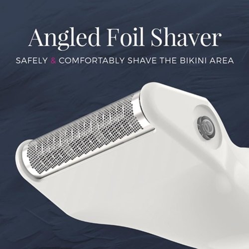 Remington Smooth & Silky Bikini Trimmer & Shaver Kit - Cordless & Waterproof for Shower Use | White/Pink