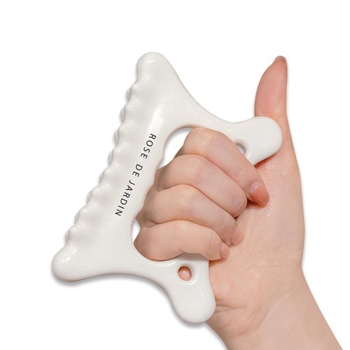 ROSE DE JARDIN Ceramic Gua Sha, Face&Body Guasha, Korean Gausha, Face Lift, Muscle Relief Massage Board, Skin Care Gift for Men Women