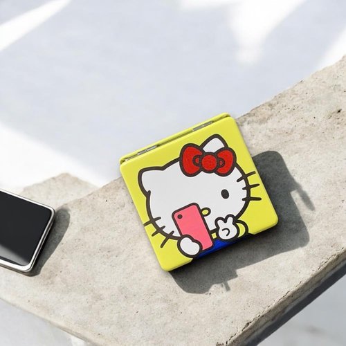 KOZUKI Kitty Compact Mirror Kitty Mirror Pink Compact Mirror Pink Magnifier Mirror Carry Out Mirror Make up Mirror (Selfie)