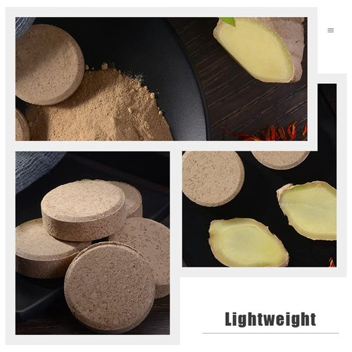 20pcs Ginger Foot Soak Effervescent Tablets Foot Care Botanicals Anti-Swelling Pedicure SPA Slice Improve Sleeping