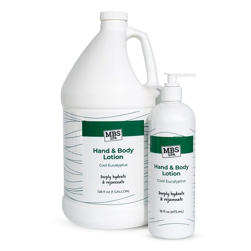 MBS Spa Hand & Body Lotion Gallon – Deep Moisturising, Fast-Absorbing, Plant-Based Formula – With Almond Oil, Collagen & Botanical Extracts – Lightweight & Nourishing