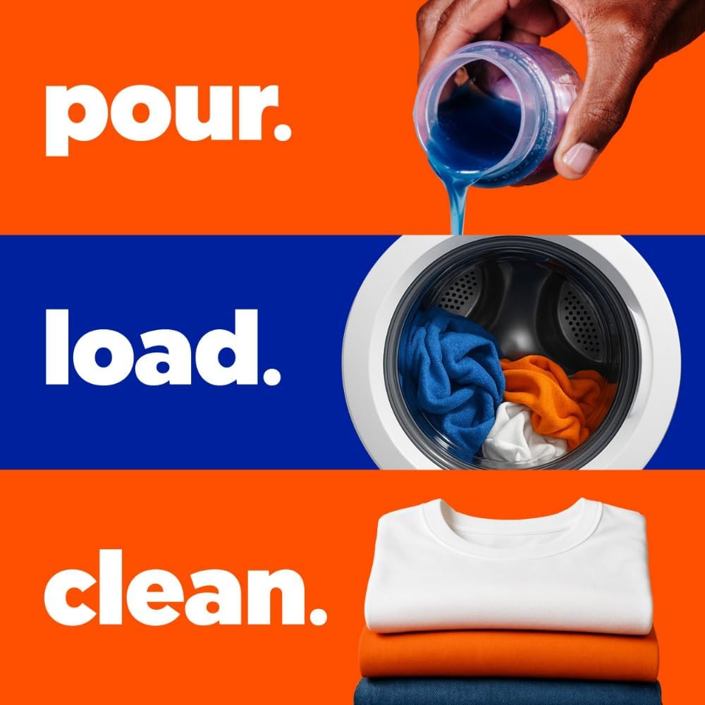 Tide Liquid Laundry Detergent - Original Scent | 64 Loads | 80 FL OZ | Effective on All Stains
