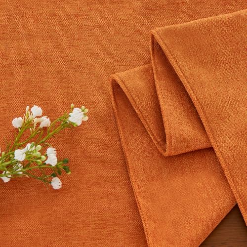 EKAINA Water Resistant Pumpkin Table Runner 63 Inch for 4-Seat Dining Decor